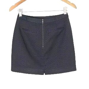 Ted Baker Esteirs Blue Black Floral Print Mini Skirt Women's Ted 0/ US 2